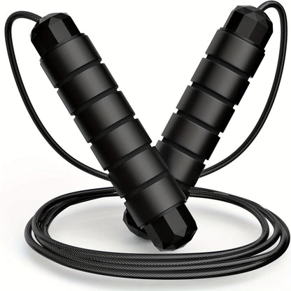 Weighted Speed Jump Rope with Memory Foam Handle