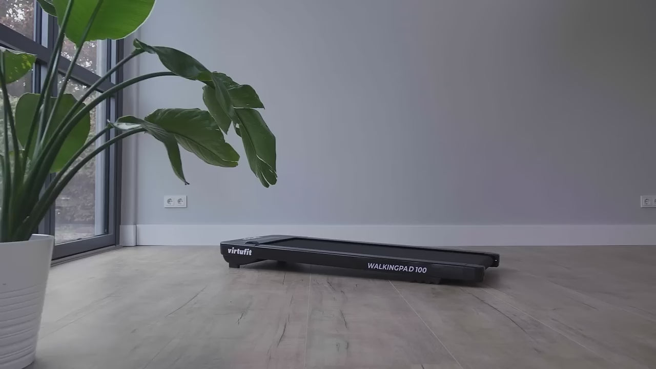 Load video: Stay active anywhere with our sleek and compact walking pad. Perfect for home or office, it’s the easiest way to fit fitness into your day. Don’t miss out – grab yours now at a special price!